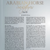 Special Edition - Antique Arabian Horse Sculpture III