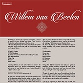 Special Edition 2019 - Willem van Beelen