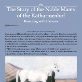 n.62/2023 - The Story of the Noble Mares of the Katharinenhof